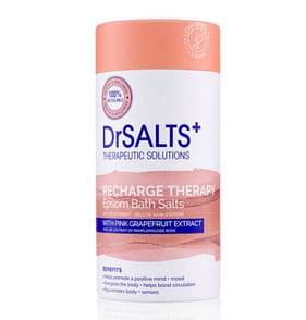 Dr Salts Recharge Therapy Epsom Bath Salts 750g - Pink Grapefruit 