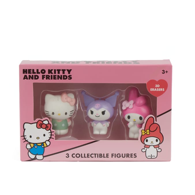 Hello Kitty And Friends 3D Erasers Assorted