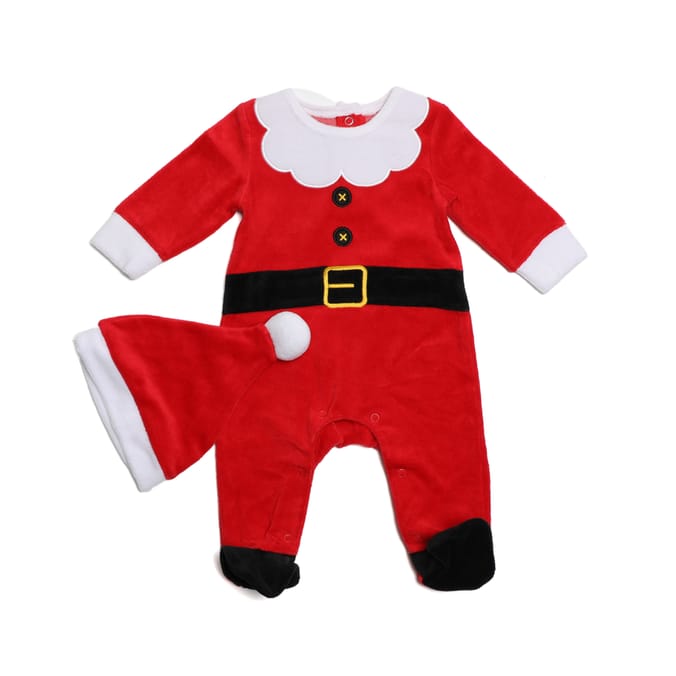 Festive Fun Baby Fleece Santa Set