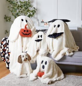 Haunted House Family Ghost Cushions 