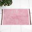 Pink Scalloped Bath Mat