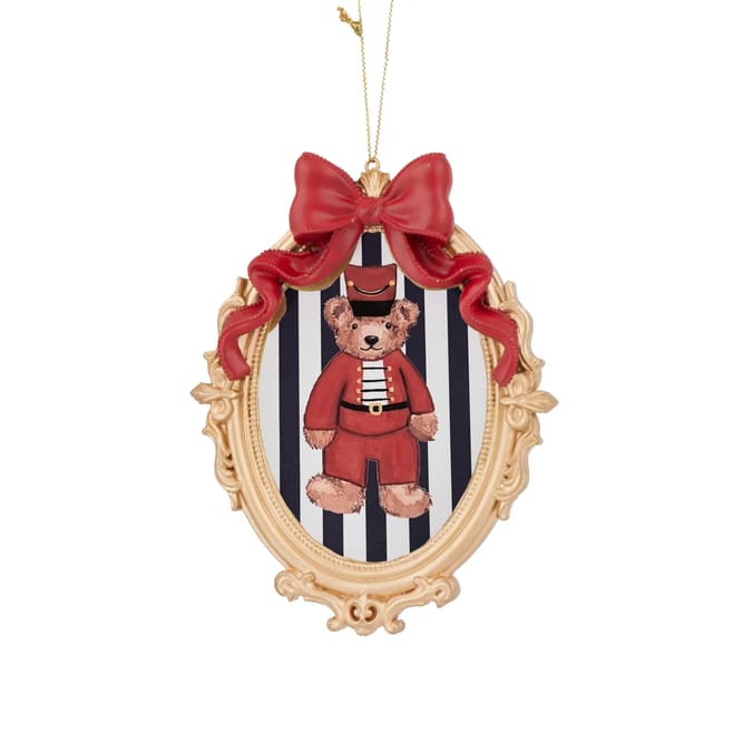 The Lifestyle Edit Timeless Christmas Hanging Plaque Decoration Assorted