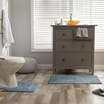 Home Collections Reversible Bath & Toilet Mat Set