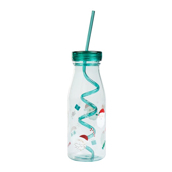 Sleigh Bells Swirly Straw Tumbler