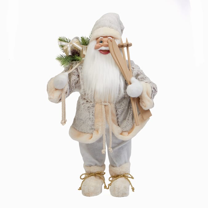 Nordic Spirit Santa Decoration 90cm - Cream