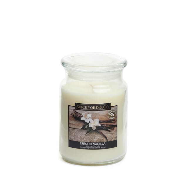 Wickford & Co Scented Candle 18oz Vanilla Home Bargains