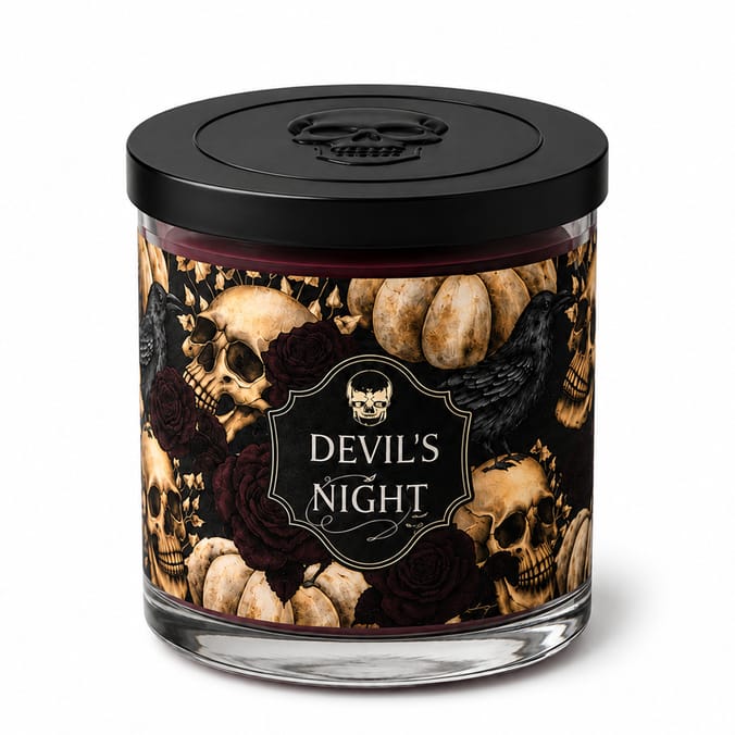 Scents of Salem Halloween Scented Candle 350g - Devil's Night 