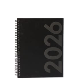 Stationery Store A5 Diary 2026 - Black
