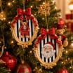 The Lifestyle Edit Timeless Christmas Hanging Plaque Decoration Assorted