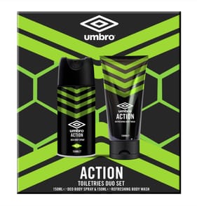 Umbro Action Toiletries Duo Gift Set