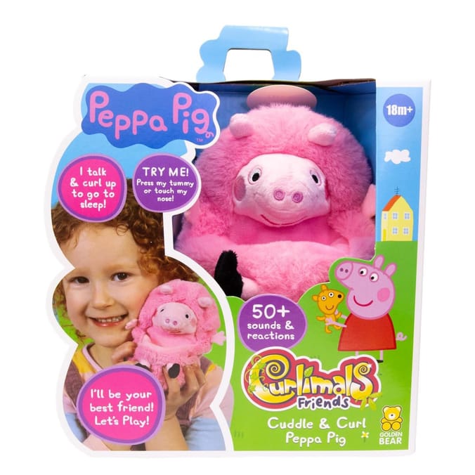 Curlimals Friends Cuddle & Curl Peppa Pig