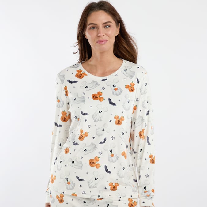 Disney Mickey & Friends Ladies Ghost Pyjamas