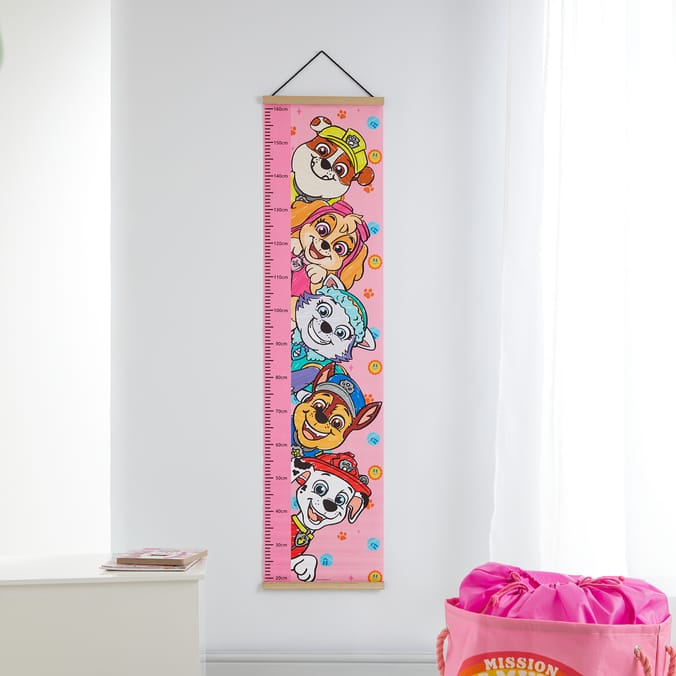 Paw Patrol Height Chart - Pink