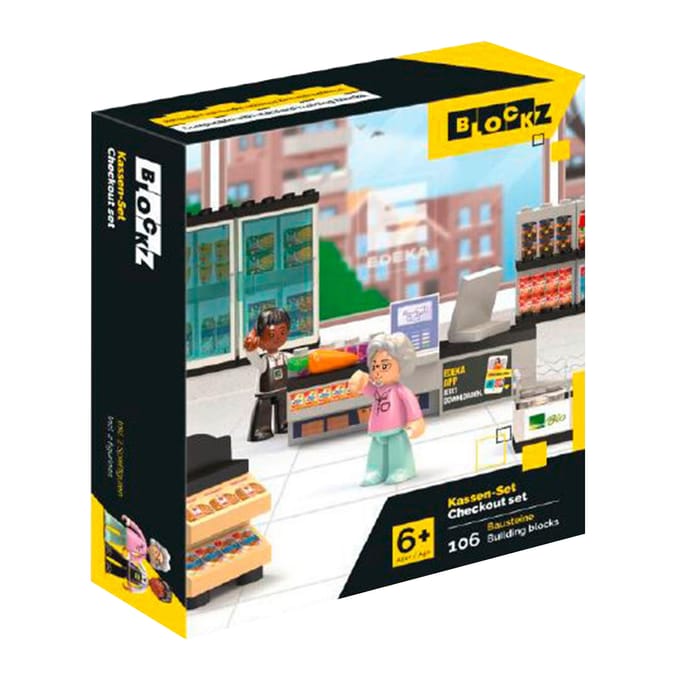 Blockz Checkout Set 106 Pieces - Edeka