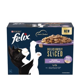 Felix Deliciously Sliced Mixed Selection in Jelly Wet Cat Food Pouches 12 x 80g