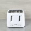 Pifco: 4 Slice Toaster - White