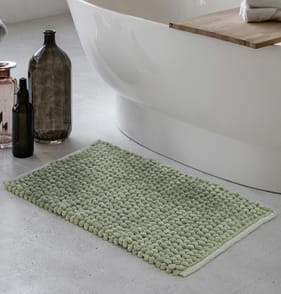 Home Collections Jumbo Chenille Bath Mat - Green