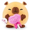 Snackles 14" Plush Valentine's Edition - Capybara & Lollipop