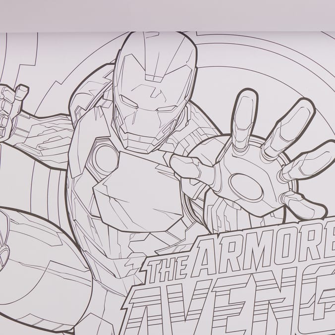 Marvel Avengers Colouring Pad & 24 Felt Pens