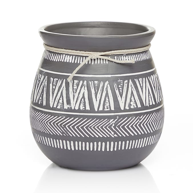 The Outdoor Edit Earthed Etched Citronella Candle 455g