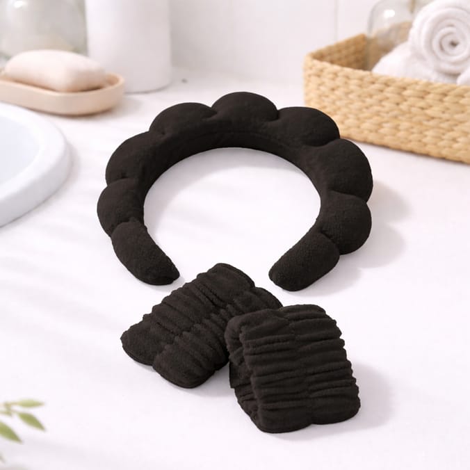 Headband and Wrist Wash Bands