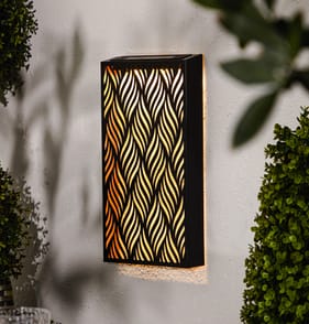 Firefly Metal Wall Art Solar Light - Diamonds
