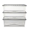 Home Collections 32 Litre Under Bed Storage Boxes x3