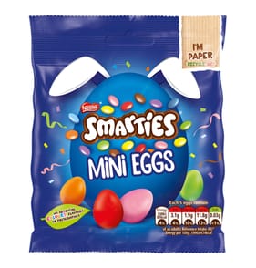 Smarties Milk Chocolate Mini Eggs Sharing Bag 80g