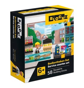 Blockz Service Counter Set 58 Pieces - Edeka