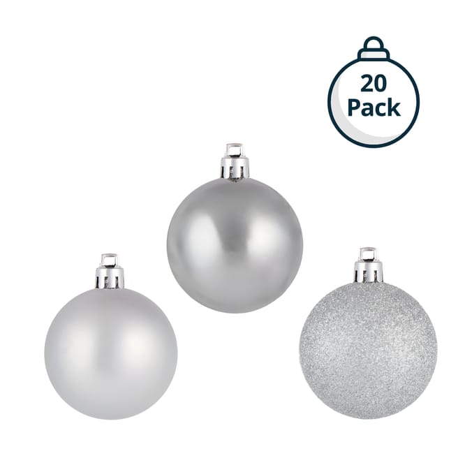 Festive Feeling 6cm Christmas Bauble 20 Pack