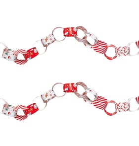 Sleigh Bells Paper Chain Decoration