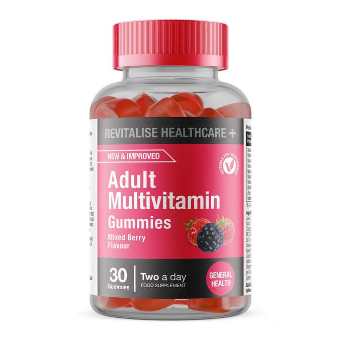 Revitalise Healthcare + Adult Vitamin Gummies 30s - Mixed Berry
