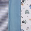 Pure Baby Long Sleeve Sleepsuits 3 Pack