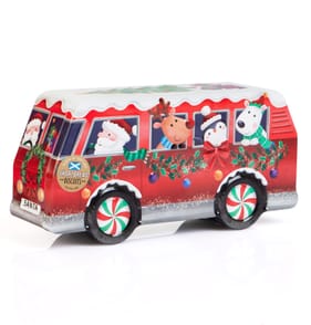 Christmas Camper Van Shortbread Biscuit Tin 320g