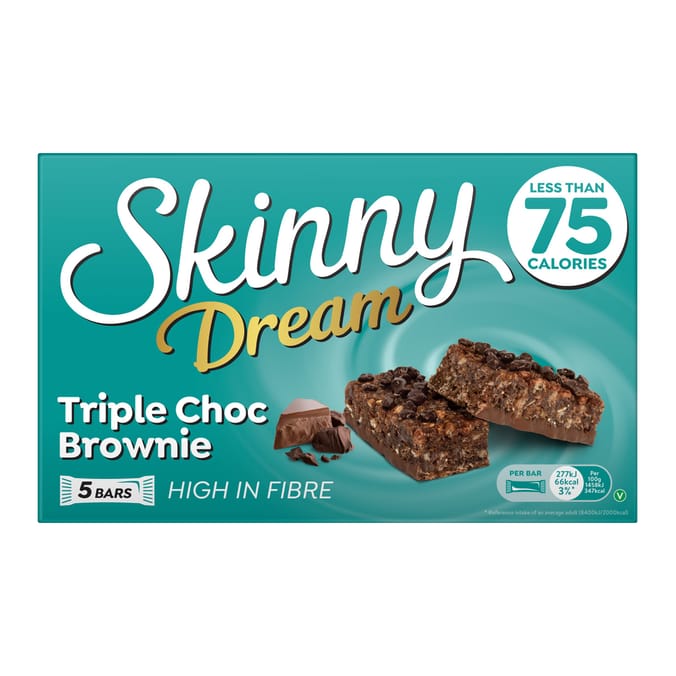 Skinny Dream Bar 19g 5 Pack - Triple Chocolate Brownie x10