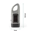 EASYmaxx Solar Torch with Dynamo Crank