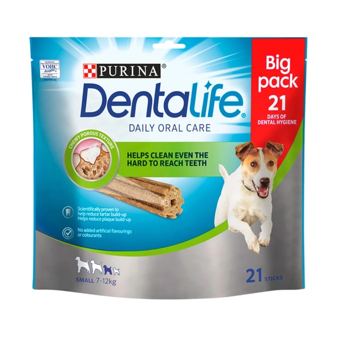 Dentalife Small Dog Treat Dental Chew 3 x 21 Stick Pack