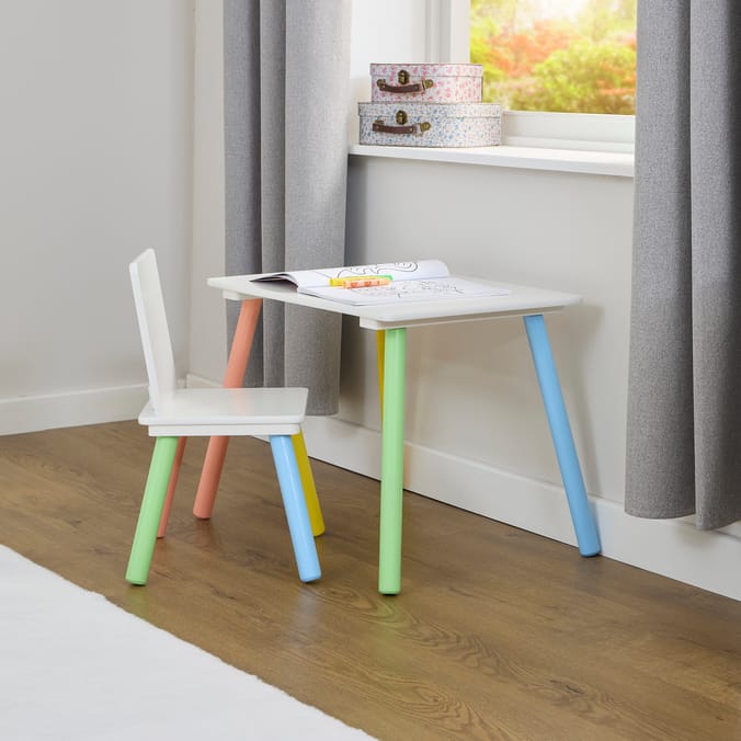 Liberty House Toys Kids Rainbow Table & Chair Set