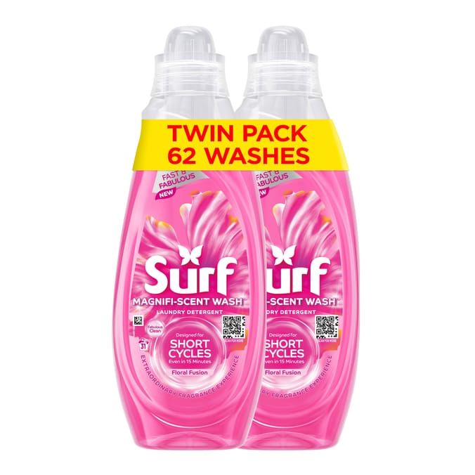 Surf Magnifi-Scent Wash Laundry Liquid 2x 31 Washes - Floral Fusion