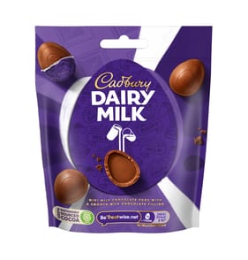 Cadbury Dairy Milk Mini Chocolate Easter Egg Bag 77g