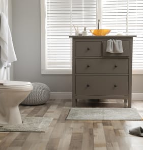 Home Collections Reversible Bath & Toilet Mat Set - Natural 