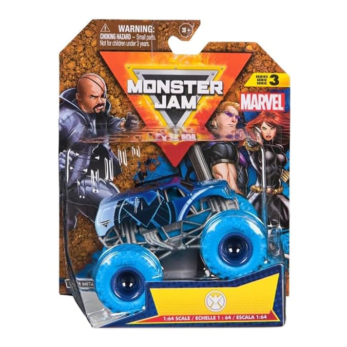 Monster Jam Marvel Die Cast Series 3 Monster Truck - S.H.I.E.L.D. Truck