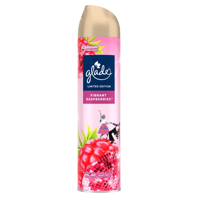 Glade Aerosol Air Freshener Vibrant Raspberries 300ml