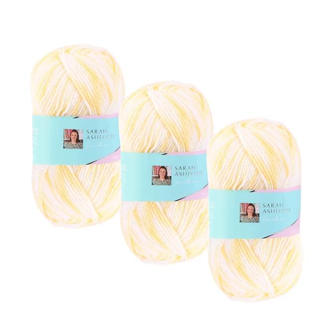 Sarah Ashford Printed Yarn 50g 3 Pack