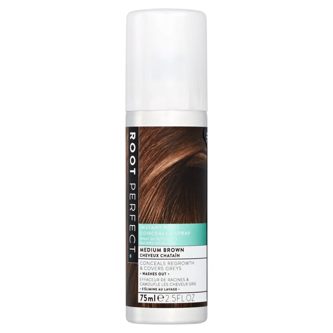 Root Perfect Instant Root Concealer Spray - Medium Brown 75ml