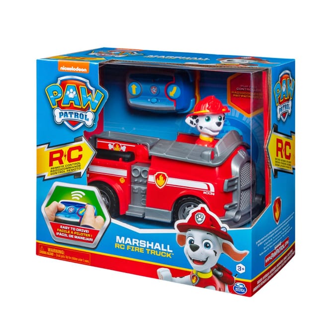 Paw patrol remote top control fire truck