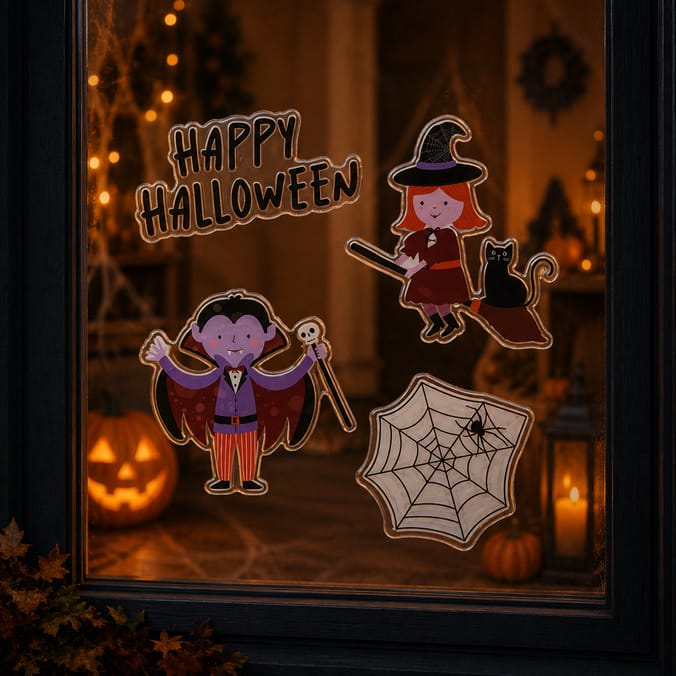 Hallow Scream Gel Window Decorations