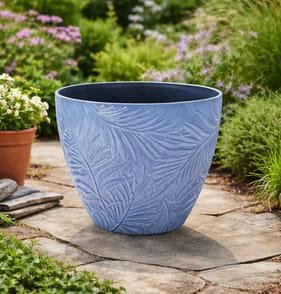 Jardin Leaves Cluster Planter 38cm - Blue