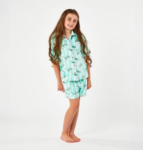 Disney Stitch Girls Valour Stripe Pyjamas