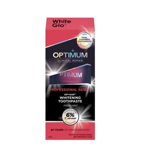 White Glo Optimum Whitening Toothpaste Fresh Mint 100g